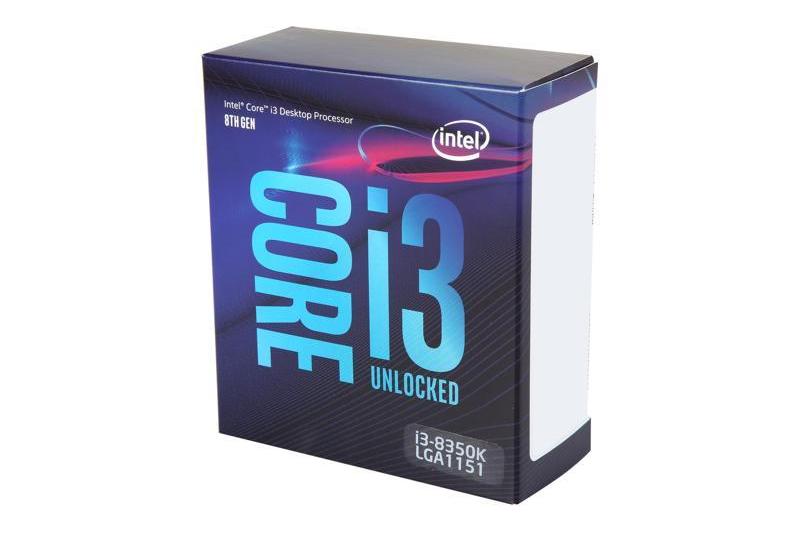 CPU Intel Core i3-8350K (4C/4T, 4.0 GHz, 8MB Smart Cache)