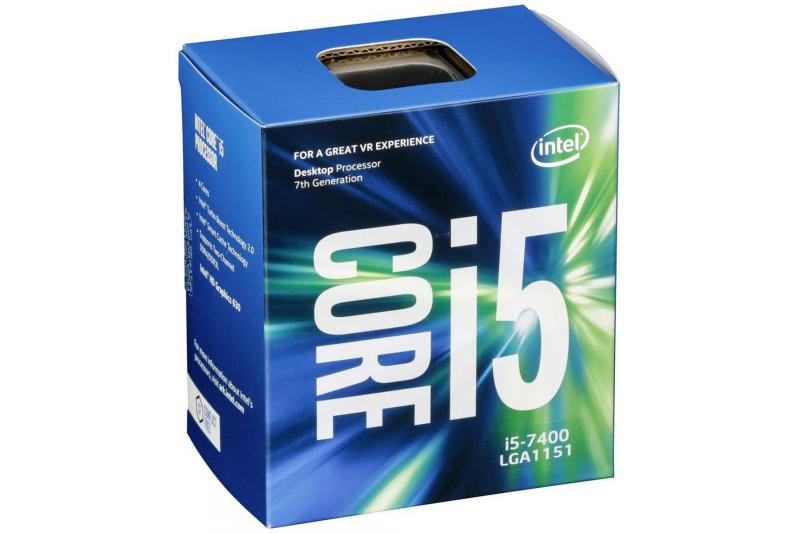 CPU Intel Core i5-7400 (4C/4T, 3.00GHz - 3.50GHz, 6MB Smart Cache)
