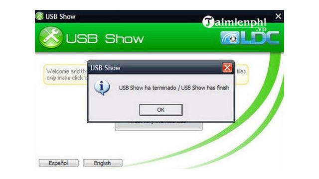 USB Show - Khôi phục dữ liệu bị ẩn trên USB